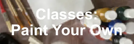 Be an artist with Angeline as your painting guide. Click here for painting your own sloth and more. In person and do it yourself party classes can be found here 