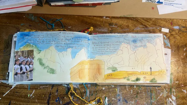 Monserrat doodles by Angeline Marie Martinez