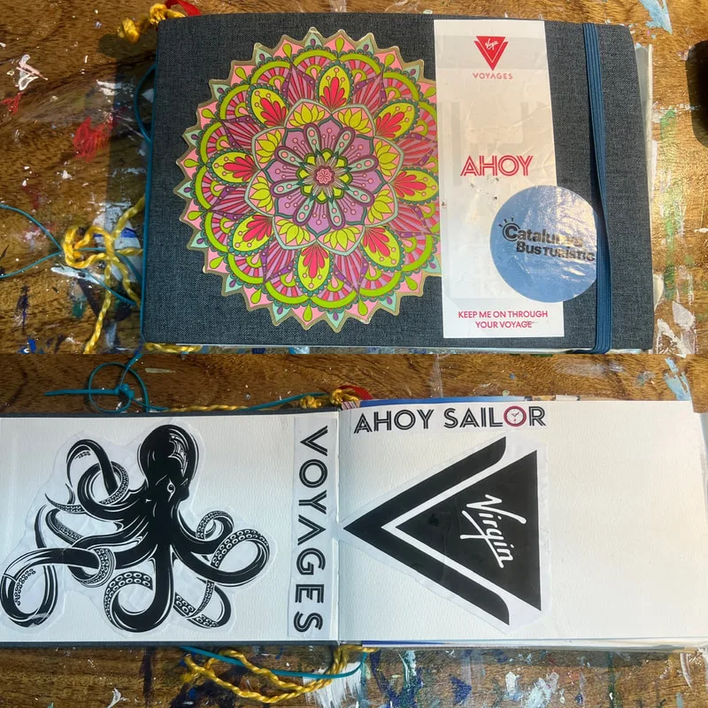Front cover and inside first two pages of 