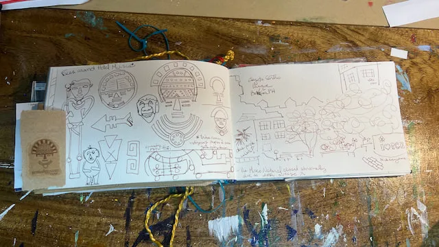 sketches Bogota hotel by Angeline Marie Martinez