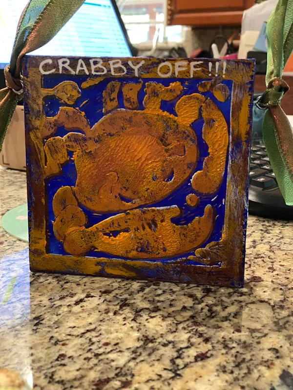 Work-From-Home-Sign-for-MZ-6-by-6 inches-acrylics-on-wood-panel-$50-by-Angeline-Marie-Martinez