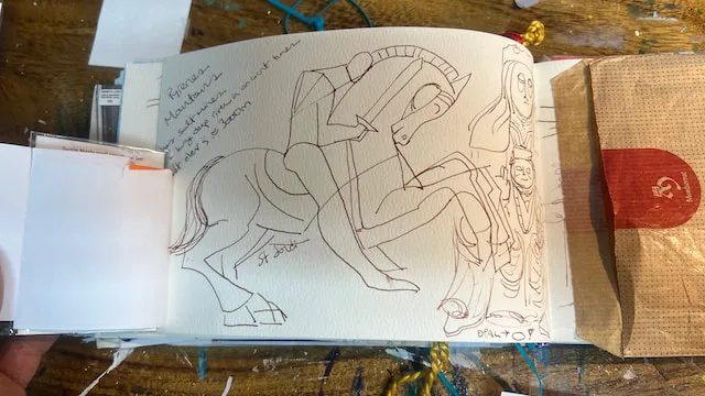 Monserrat doodles by Angeline Marie Martinez