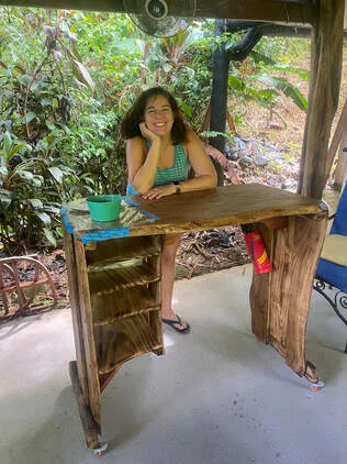 November-2021-art-painting-studio-table-handmade-uvita-costa-rica-by-Freddy-with-Angeline-artist