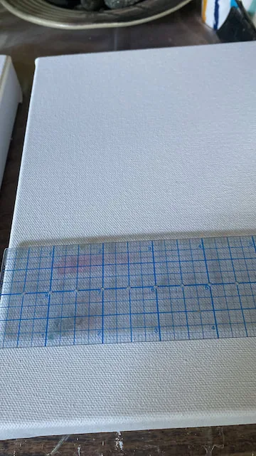 Quilt-ruler-to-draw-pencil-grid-studio-of-Angeline-Marie-Martinez